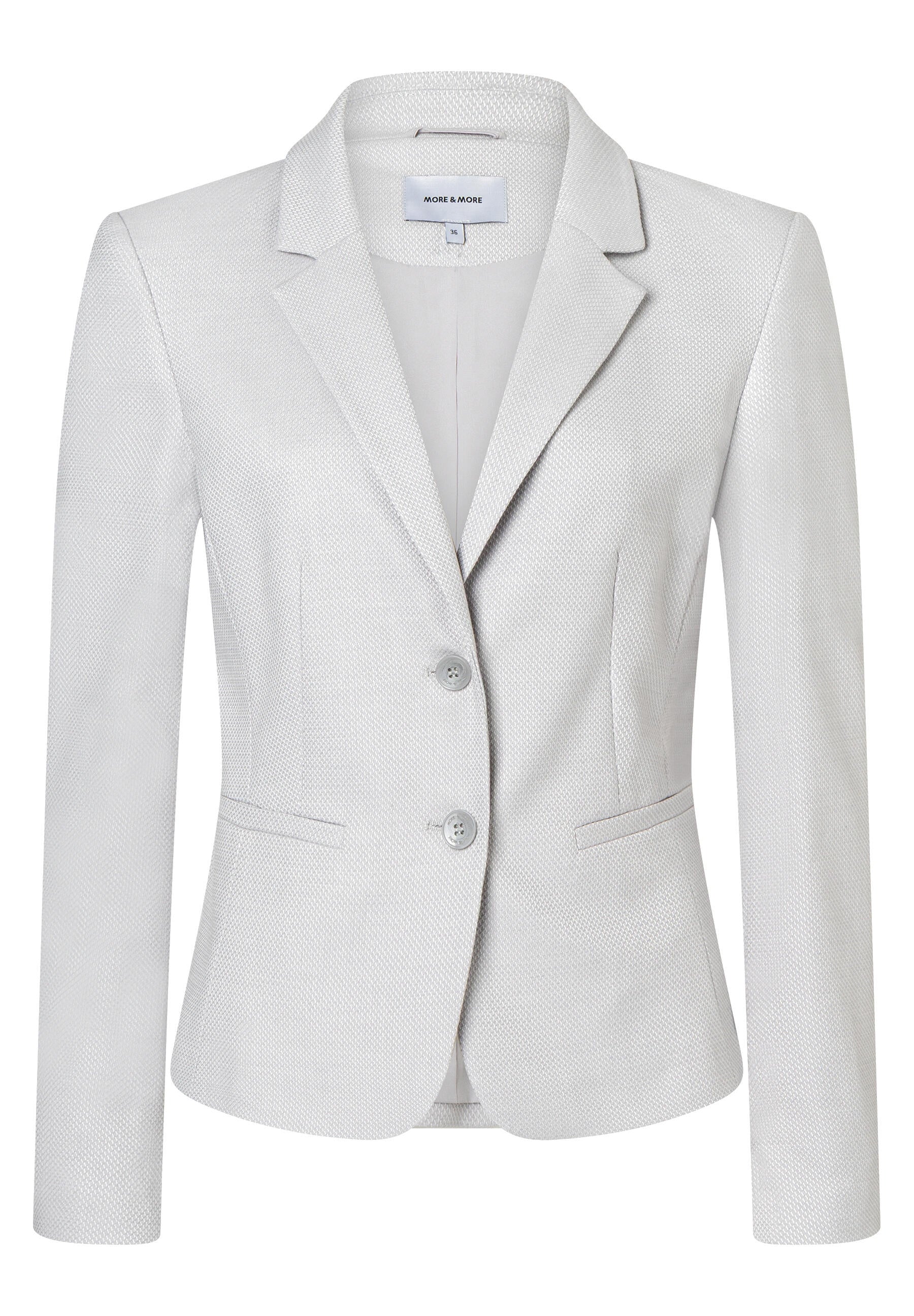 Blazer strukturiert aus Viskosemix - 0825 - Rosa