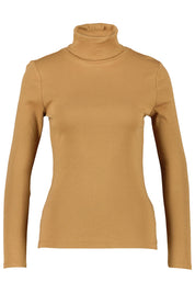 Feiner Rollkragenpullover - 8469-BROWN - Braun | Beige