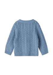 Strickpullover - 5283-BLUE - Blau