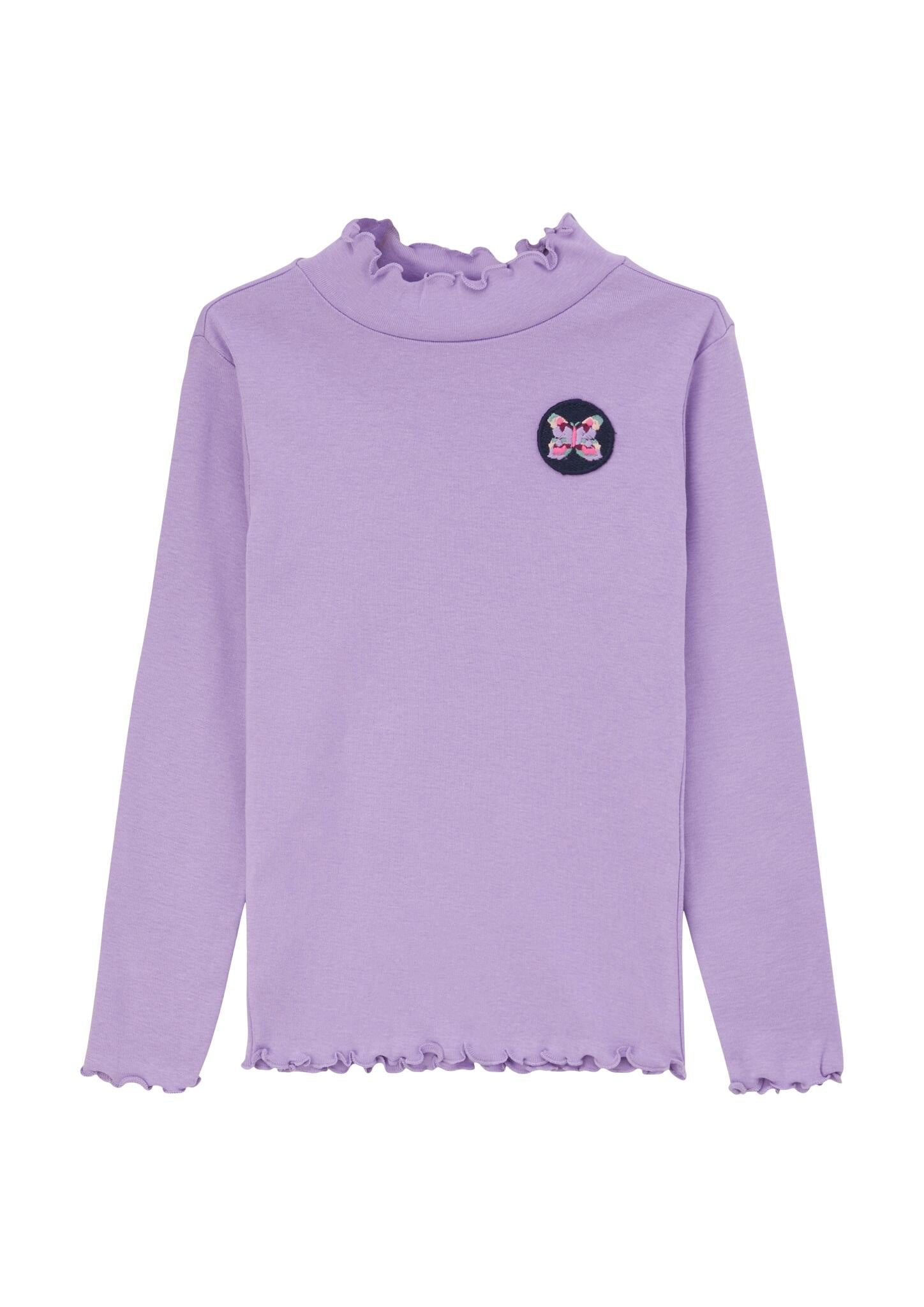 Langarmshirt - 4722-LILAC/PINK - Violett