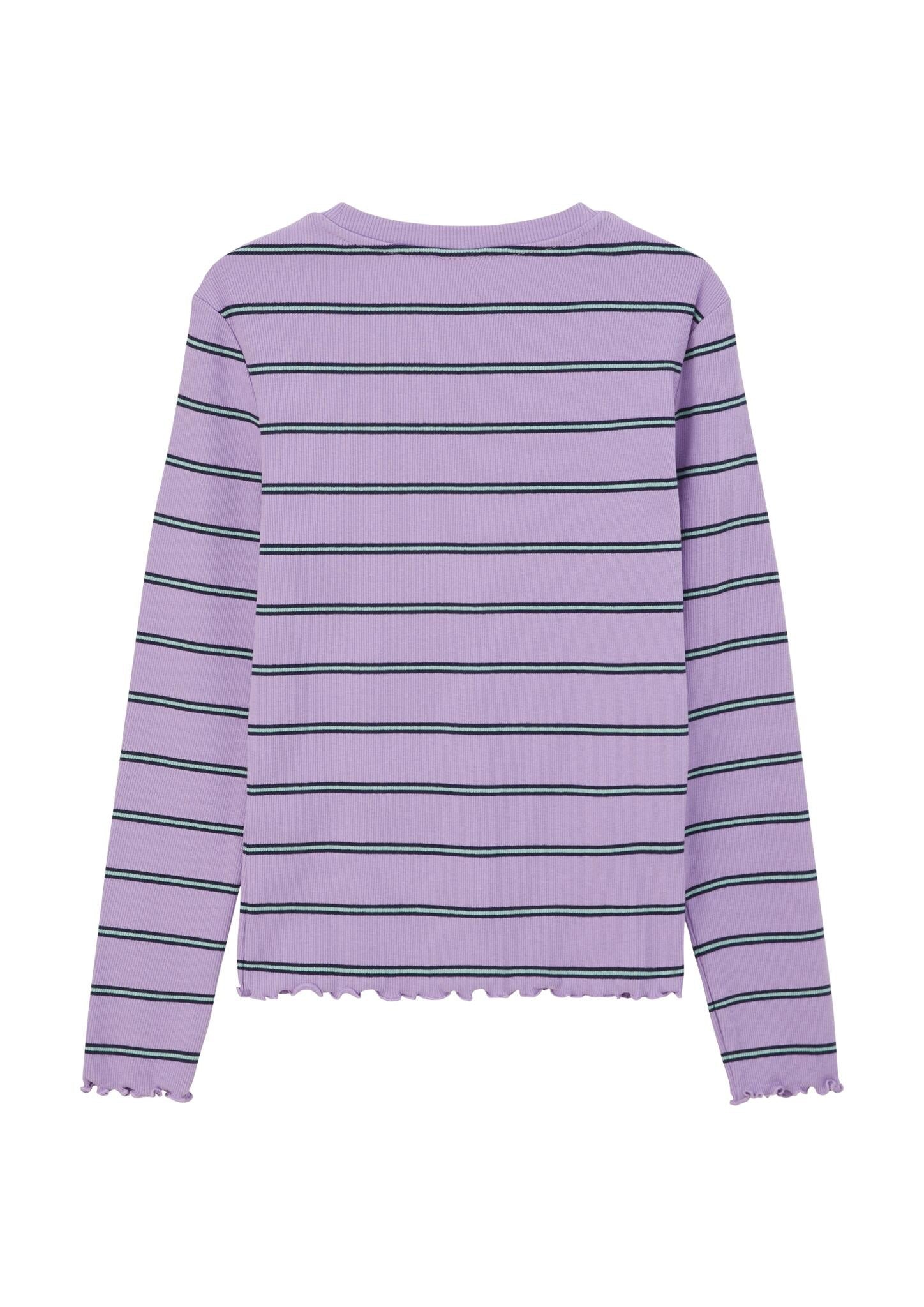 Longsleeve Gestreift - 47G1-LILAC/PINK - Violett