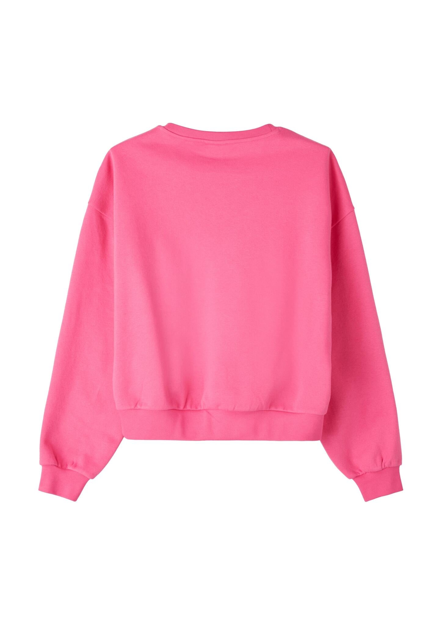 Sweatshirt mit Schriftzug - 4424-LILAC/PINK - Pink