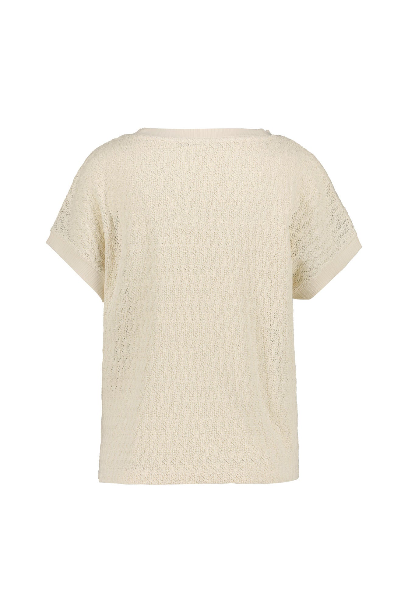 T-Shirt aus Baumwolle - 0505-WHITE - Creme