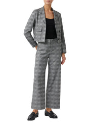 Blazerjacke mit aufgesetzten Taschen - 99N9-GREY/BLACK - Grau