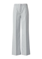 Bügelfaltenhose Wide Leg - 90W9-GREY/BLACK - Grau