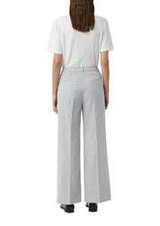 Bügelfaltenhose Wide Leg - 90W9-GREY/BLACK - Grau