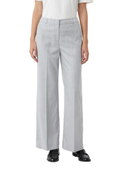 Bügelfaltenhose Wide Leg - 90W9-GREY/BLACK - Grau