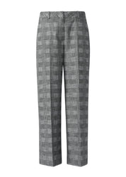 Hose kariert Wide Leg - 99N9-GREY/BLACK - Grau