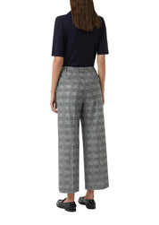Hose kariert Wide Leg - 99N9-GREY/BLACK - Grau