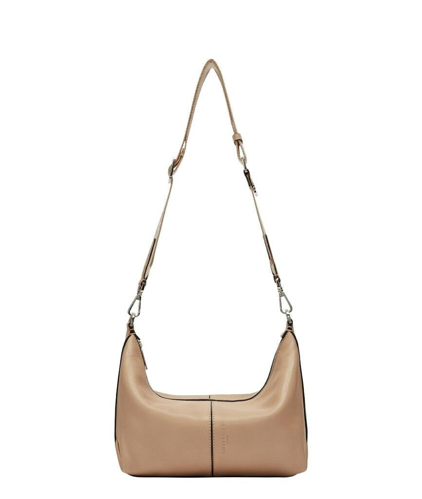 Schultertasche Paris Hobo S - 8448-BROWN - Beige | Braun