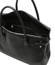 Handtasche Gloria Satchel L - 9999-GREY/BLACK - Schwarz