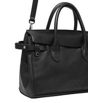 Handtasche Gloria Satchel M - 9999-GREY/BLACK - Schwarz