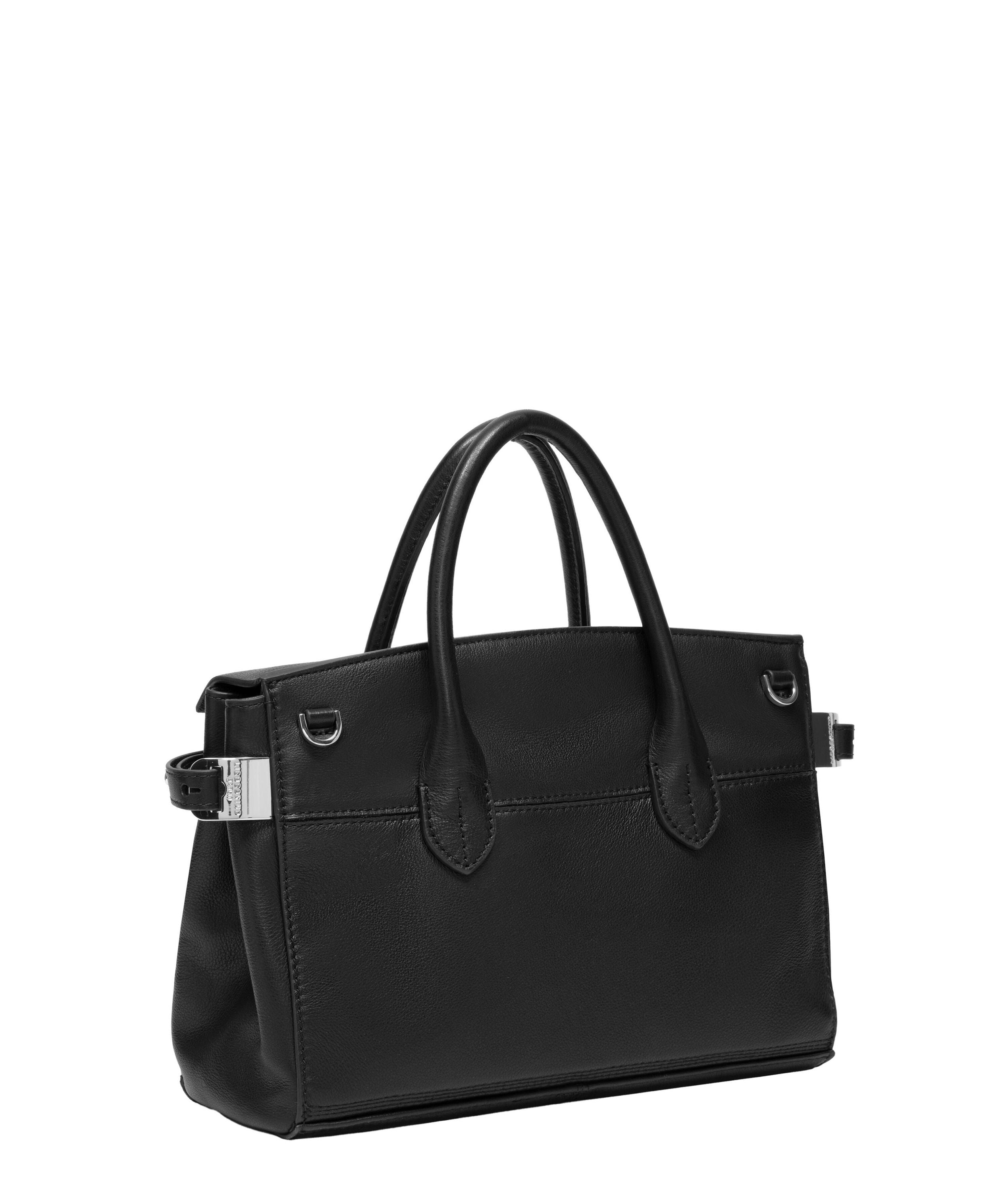 Handtasche Gloria Satchel M - 9999-GREY/BLACK - Schwarz