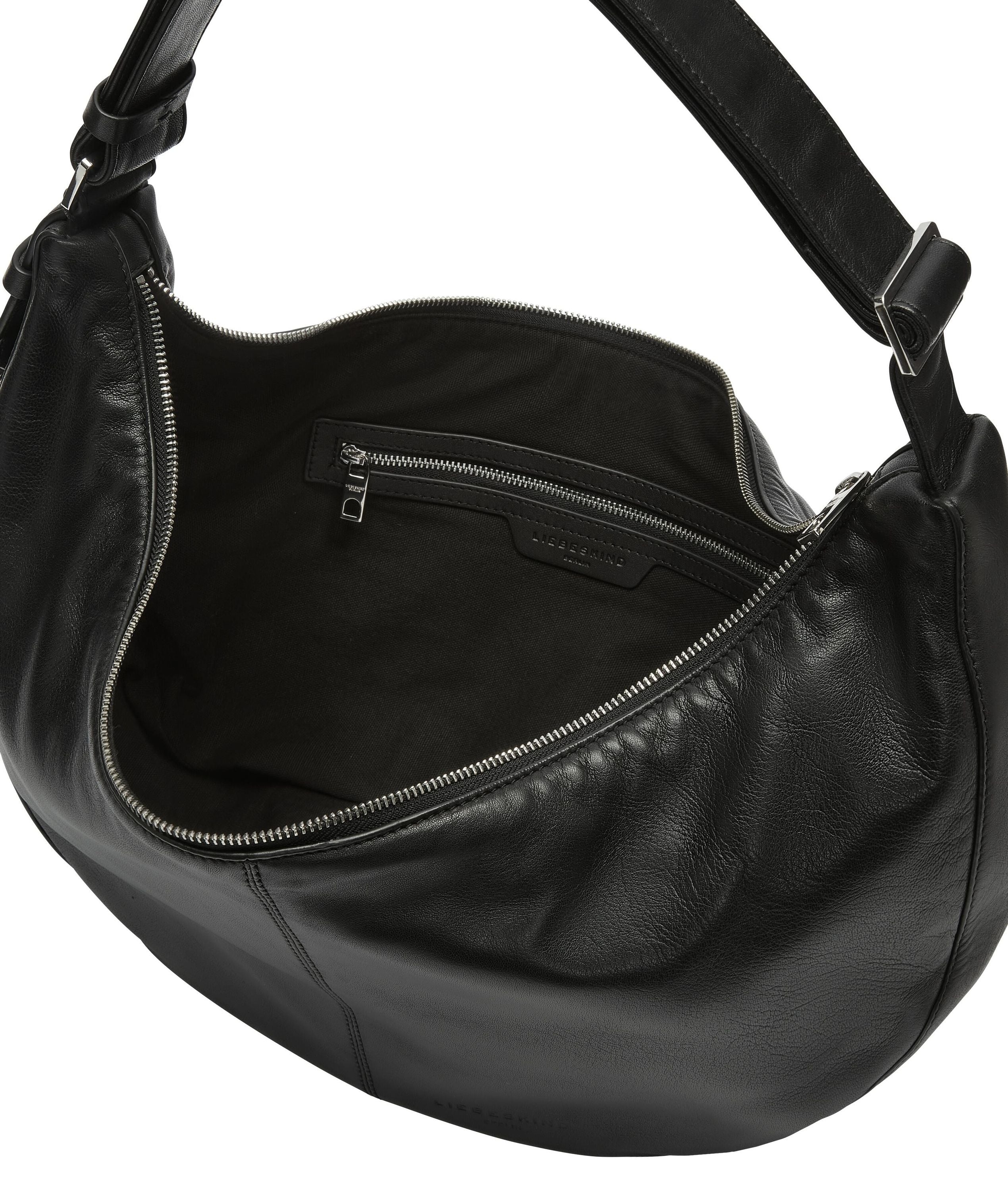 Schultertasche MOON HOBO M - 9999-GREY/BLACK - Schwarz