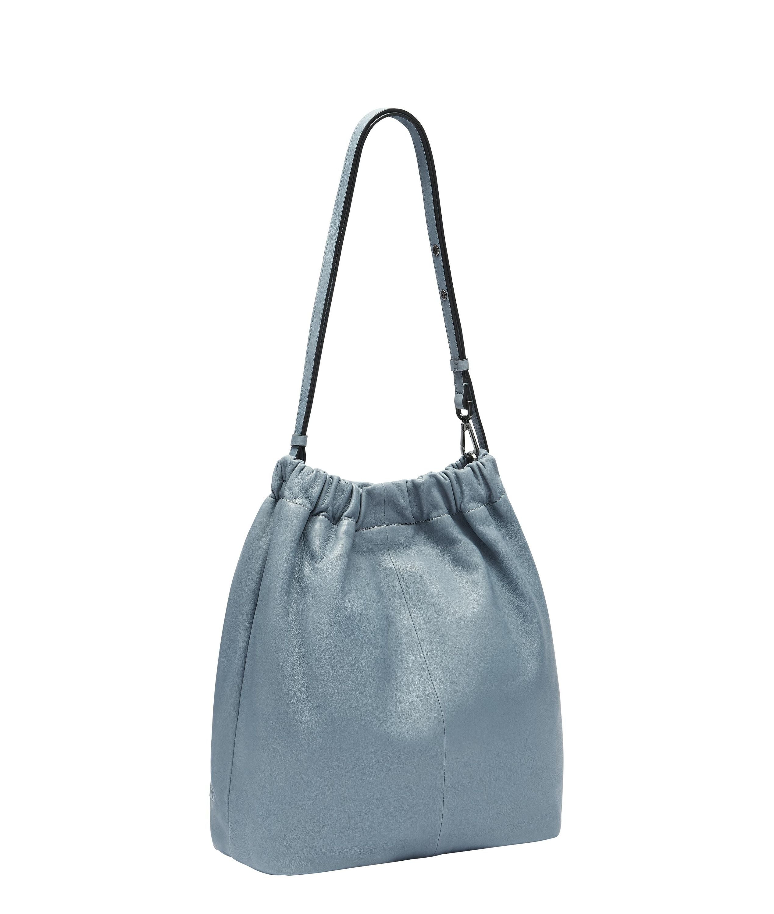 Schultertasche RUFFLE HOBO M - 5262-BLUE - Blau