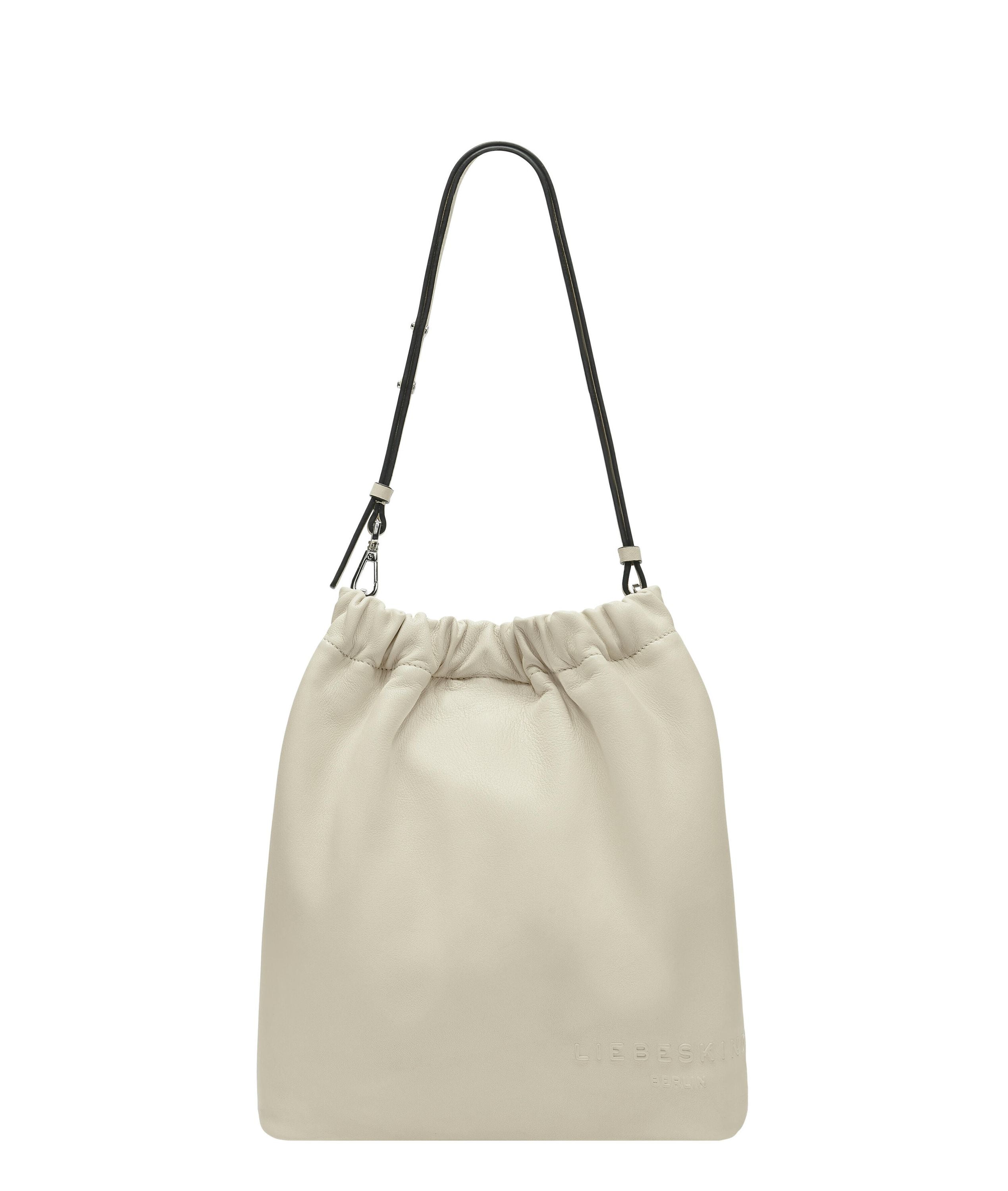 Schultertasche RUFFLE HOBO M - 8034-BROWN - Beige