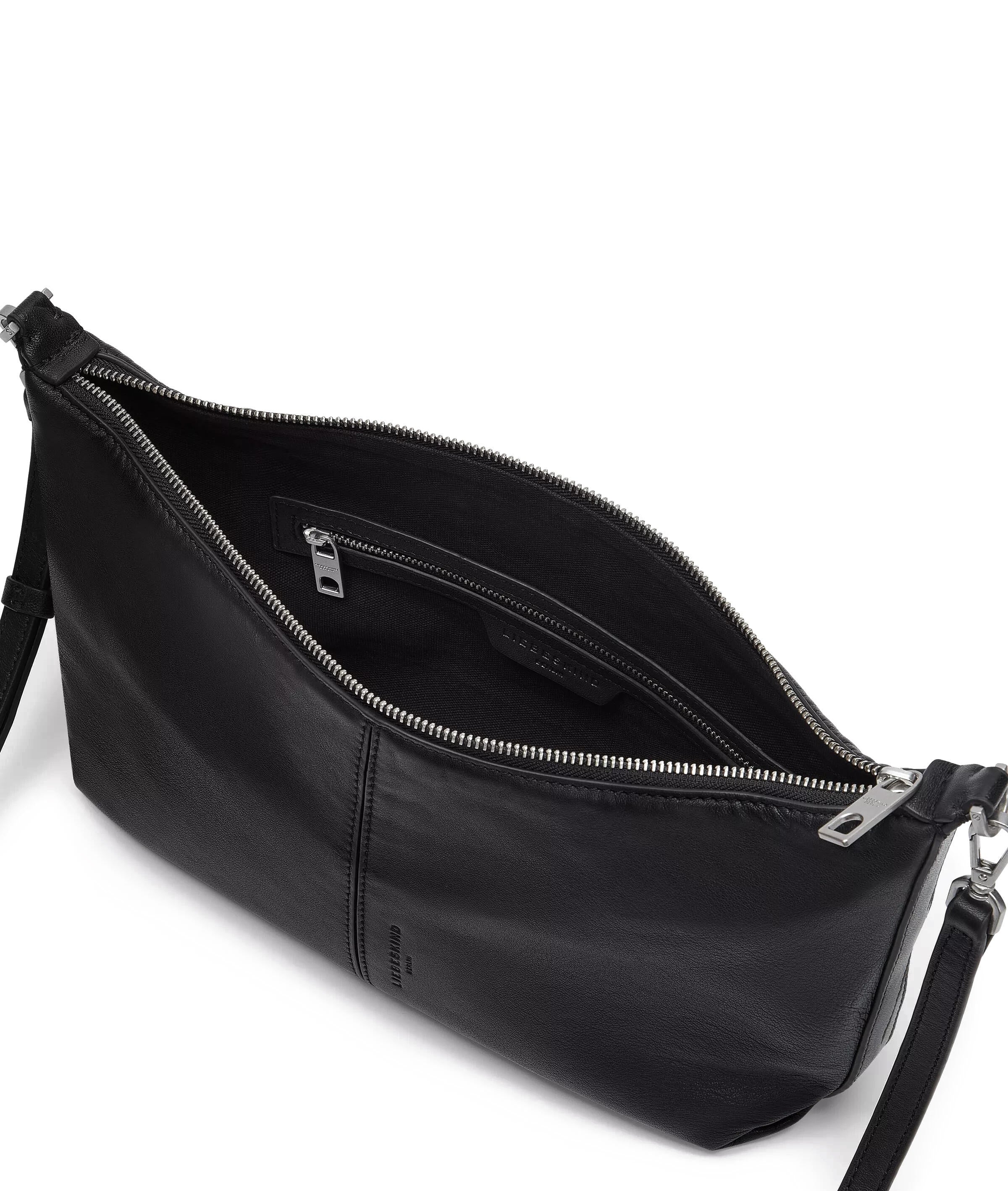 Schultertasche PARIS HOBO S - 9999-GREY/BLACK - Schwarz