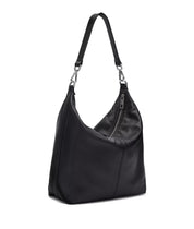 Handtasche PARIS HOBO M - 9999-GREY/BLACK - Schwarz