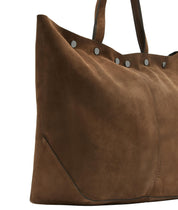 Shopper aus Wildleder - 8640-BROWN - Braun
