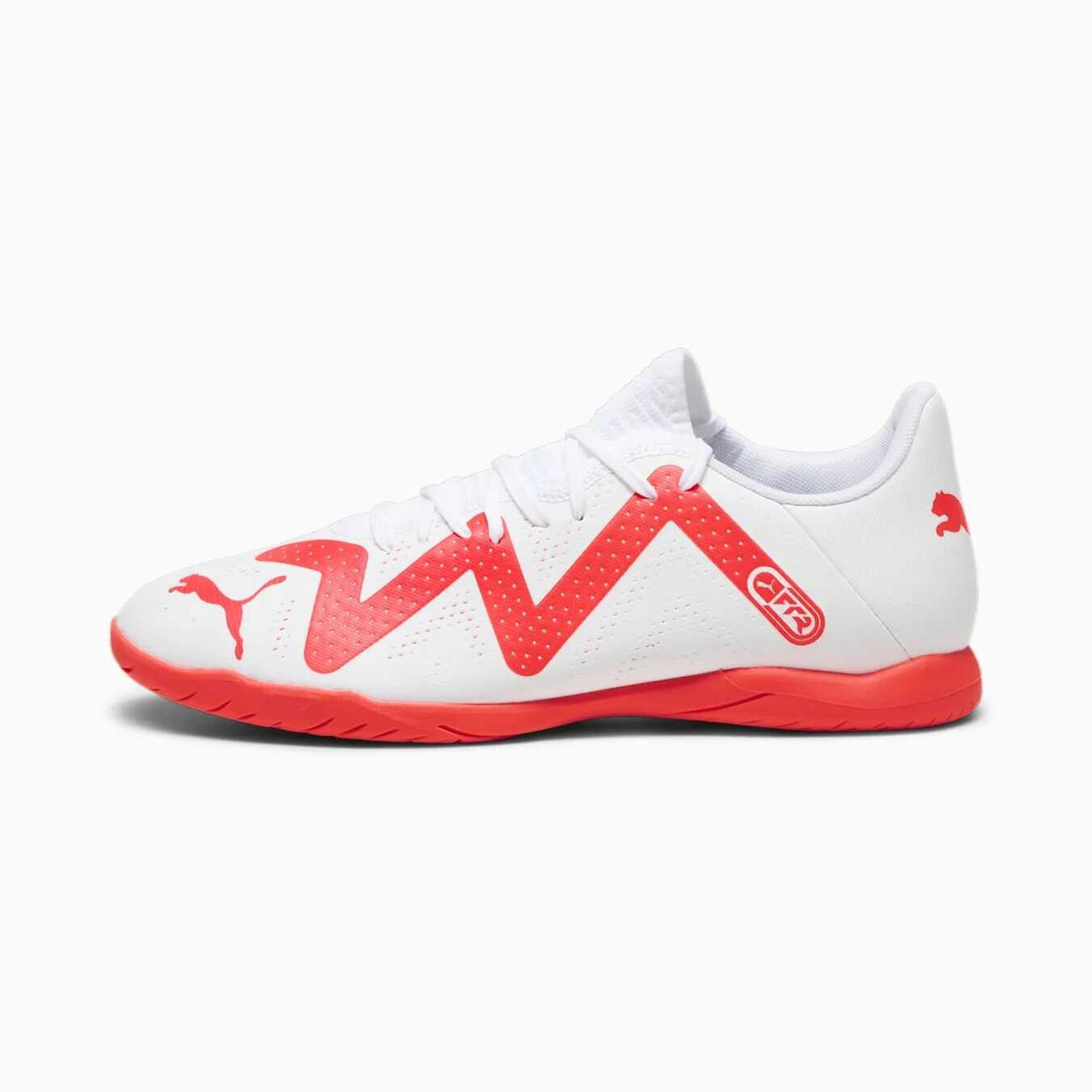 Fußballschuhe Future Play IT - 001-PUMA WHITE-FIRE ORCHID - Weiß | Rot