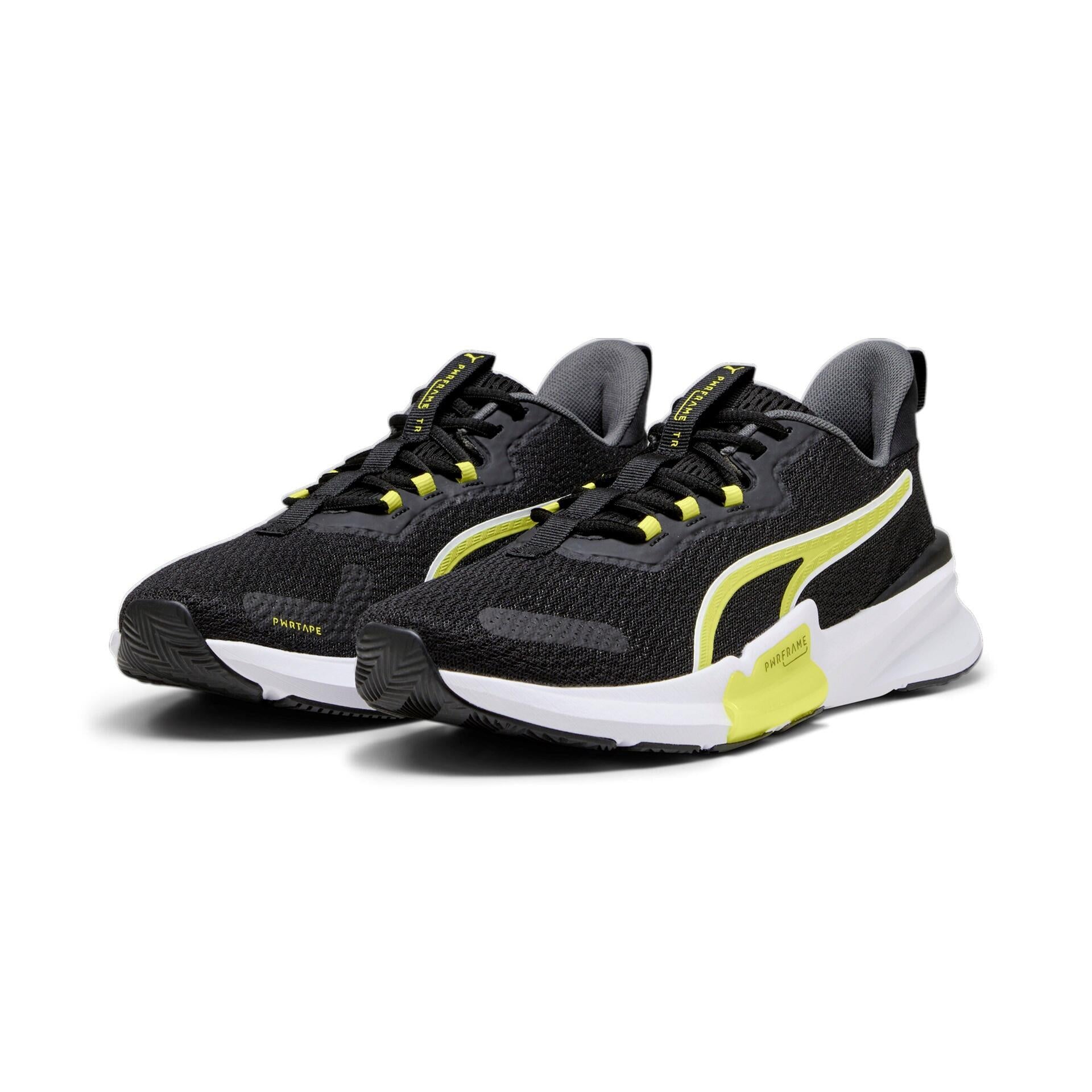 Trainingsschuhe PWR Frame TR2 - 011-PUMA BLACK-YELLOW BURST-PU - Schwarz | Gelb