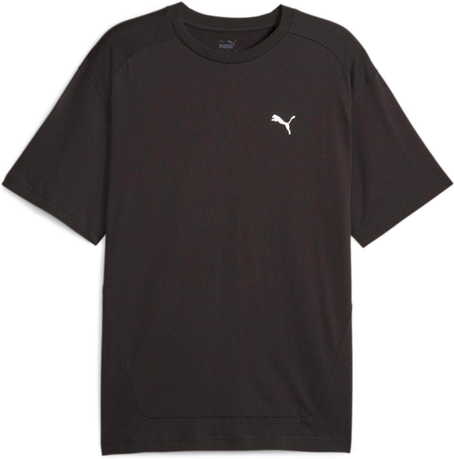 T-Shirt mit Logo - 001-PUMA BLACK - Schwarz