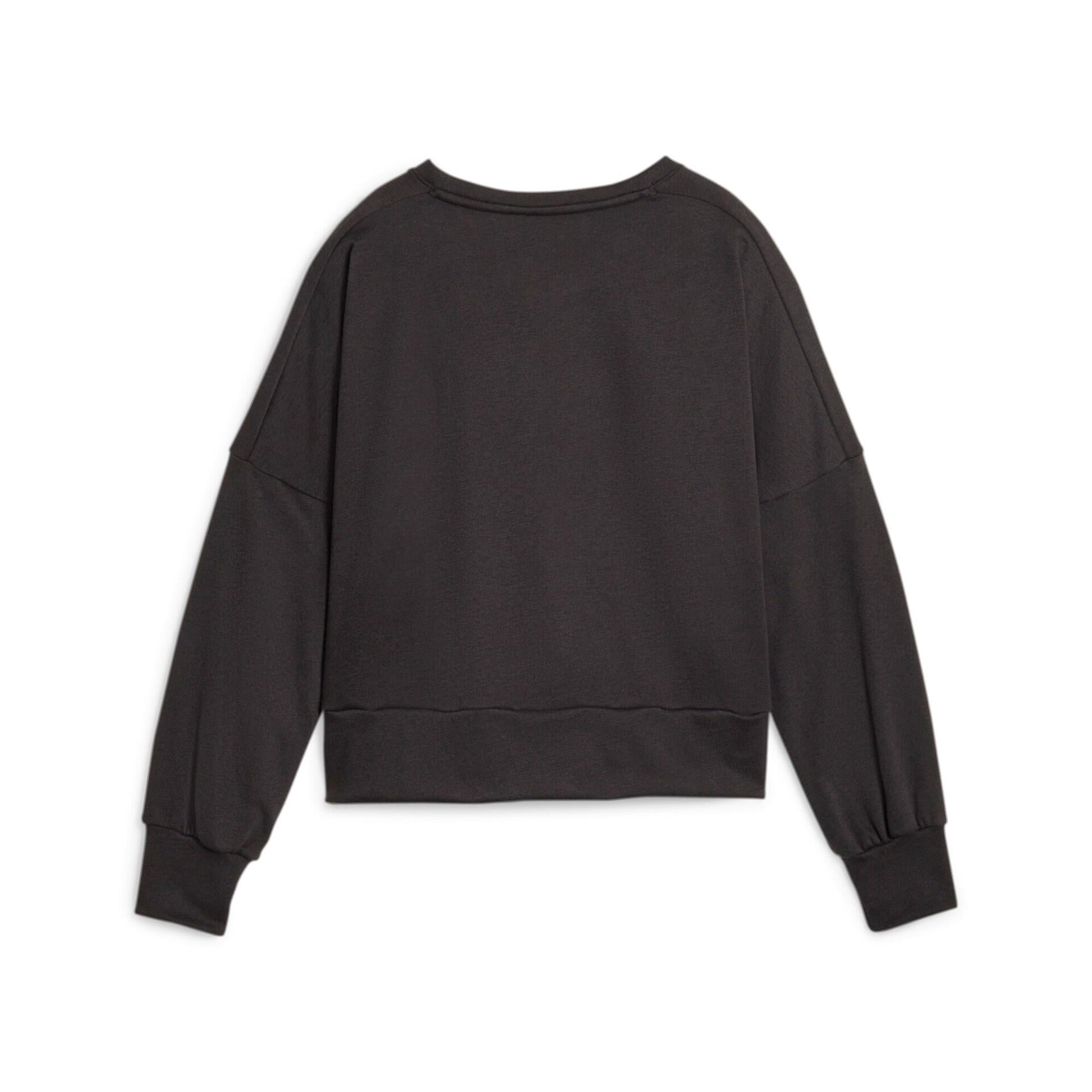 Sweatshirt Retro Glam - 001-PUMA BLACK - Grau