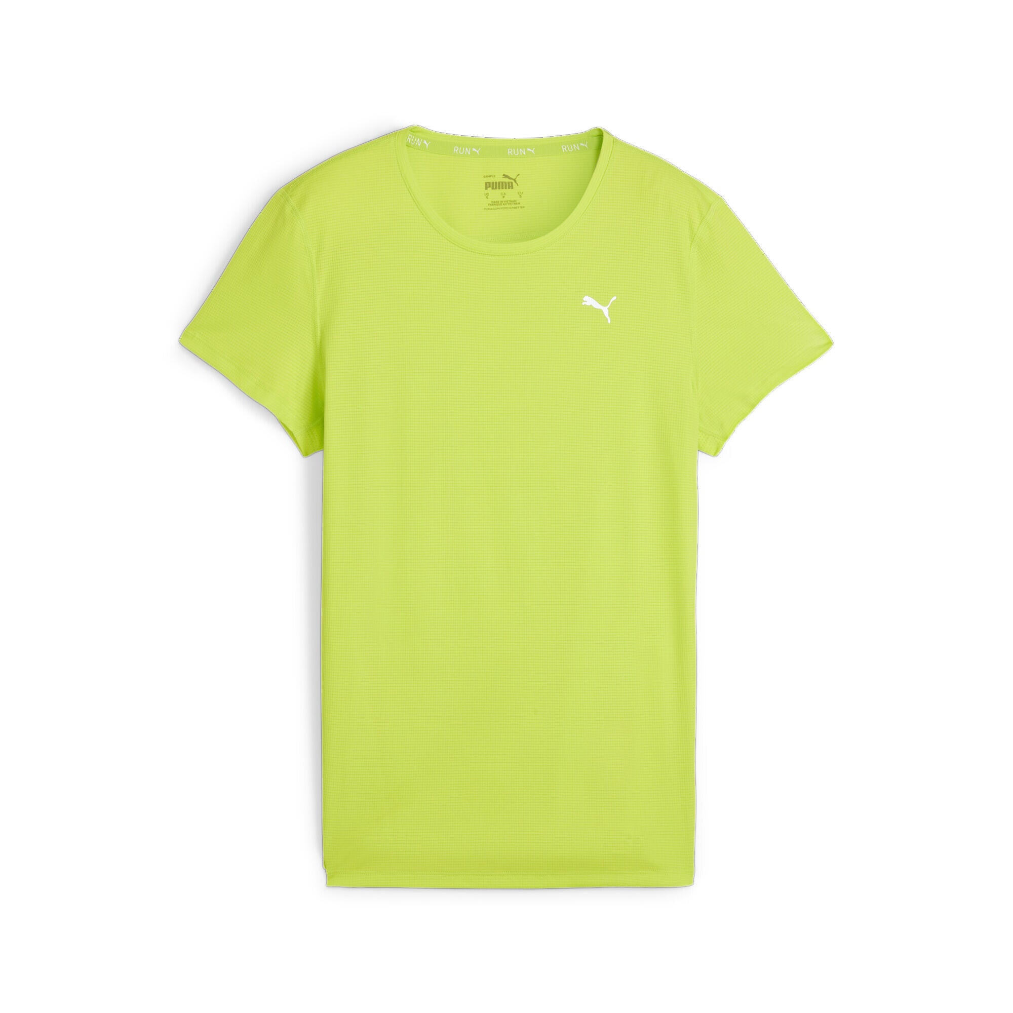 Funktionsshirt mit Logoprint - 039-LIME POW - Gelb