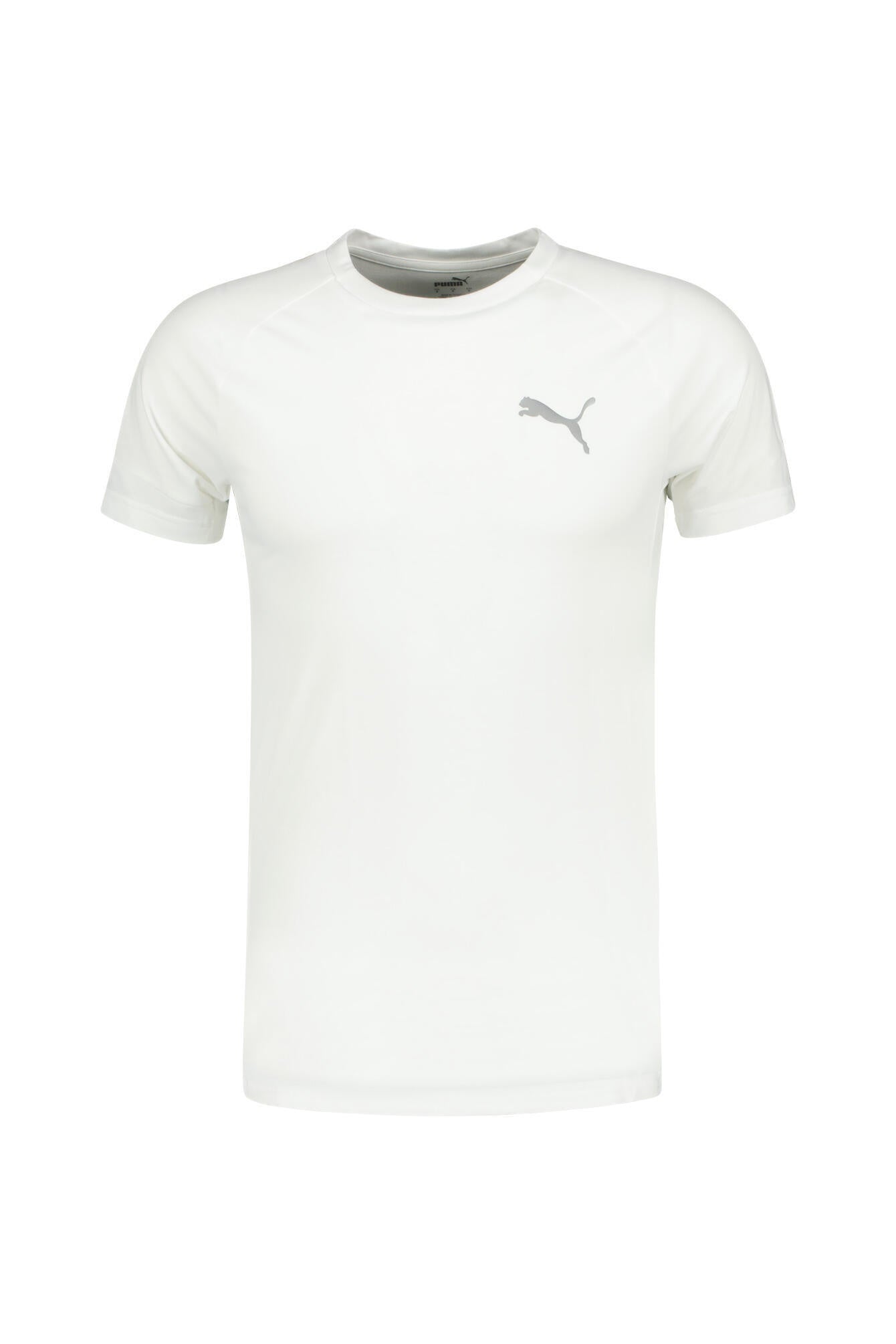 T-Shirt - 002-PUMA WHITE - Weiß