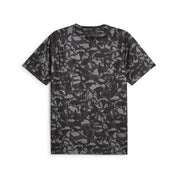 T-Shirt mit Camouflage-Muster - 001-PUMA BLACK-Q1 PRINT - Grau | Schwarz