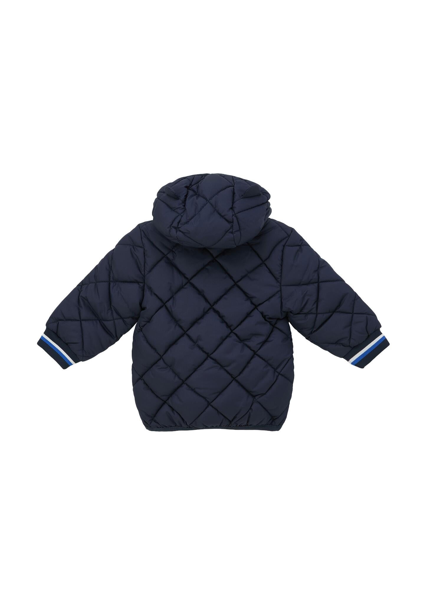 Steppjacke mit Öhrchen-Kapuze - 5952-BLUE - Blau