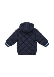 Steppjacke mit Öhrchen-Kapuze - 5952-BLUE - Blau