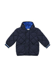 Steppjacke mit Öhrchen-Kapuze - 5952-BLUE - Blau