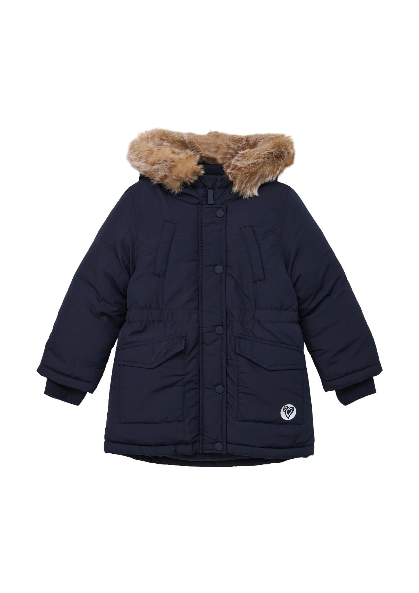 Winterjacke mit kAPUZE - 5952-BLUE - Blau