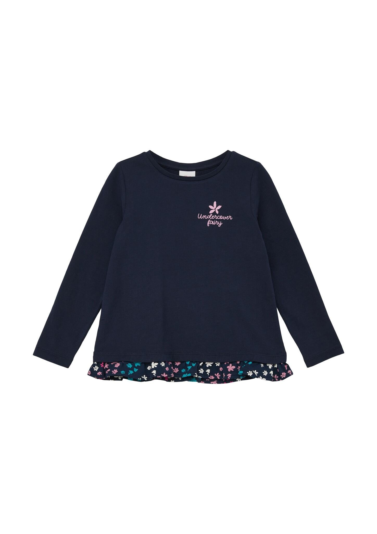 Kinder Langarmshirt - 5952-BLUE - Blau | Rosa | Pink