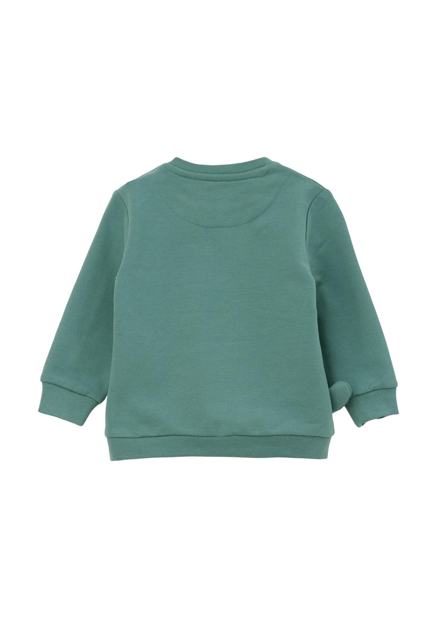 Sweatshirt - 6576-BLUE GREEN - Grün