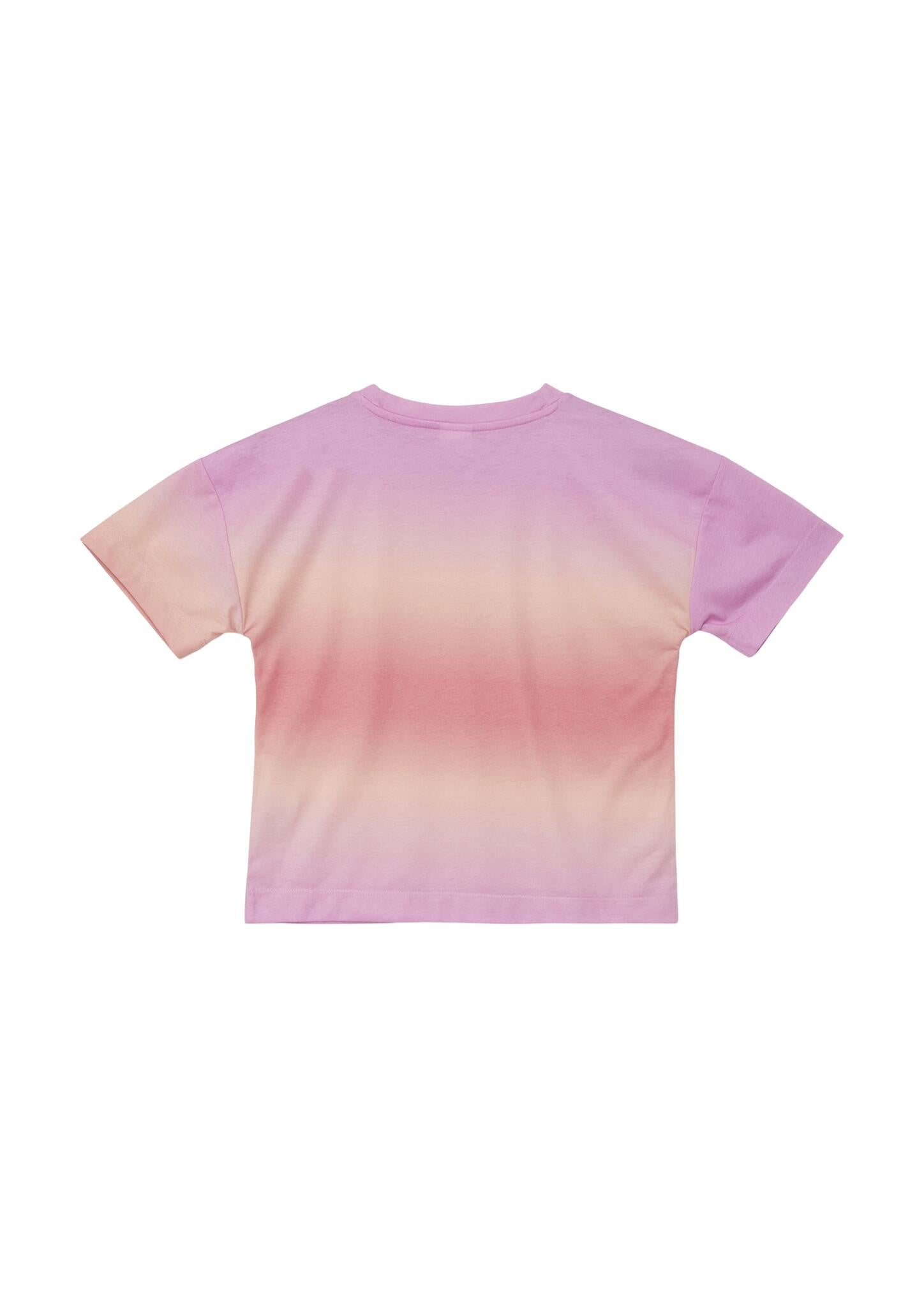 T-Shirt mit Farbverlauf - 44D1-LILAC/PINK - Pink | Rosa | Violett