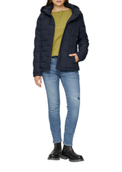 Steppjacke mit Kapuze - 5959-BLUE - Blau