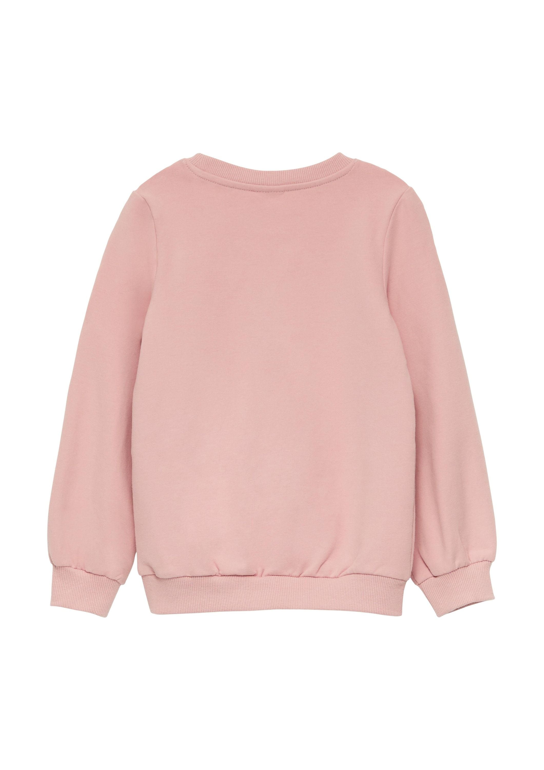 Sweatshirt mit Peanuts Print - 4163-LILAC/PINK - Rosa