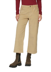 Cordhose Wide Leg - 8310-BROWN - Braun