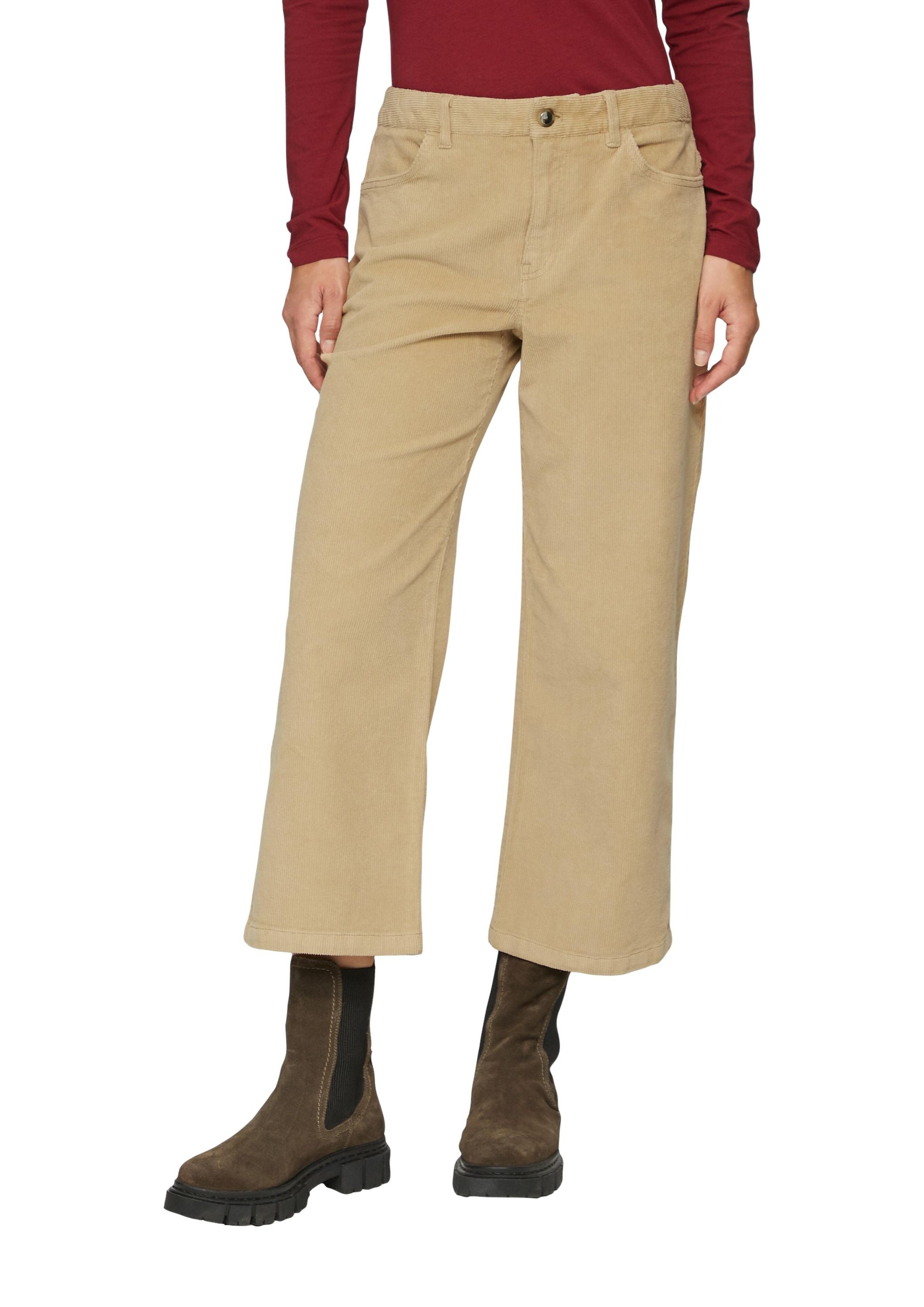 Cordhose Wide Leg - 8310-BROWN - Braun