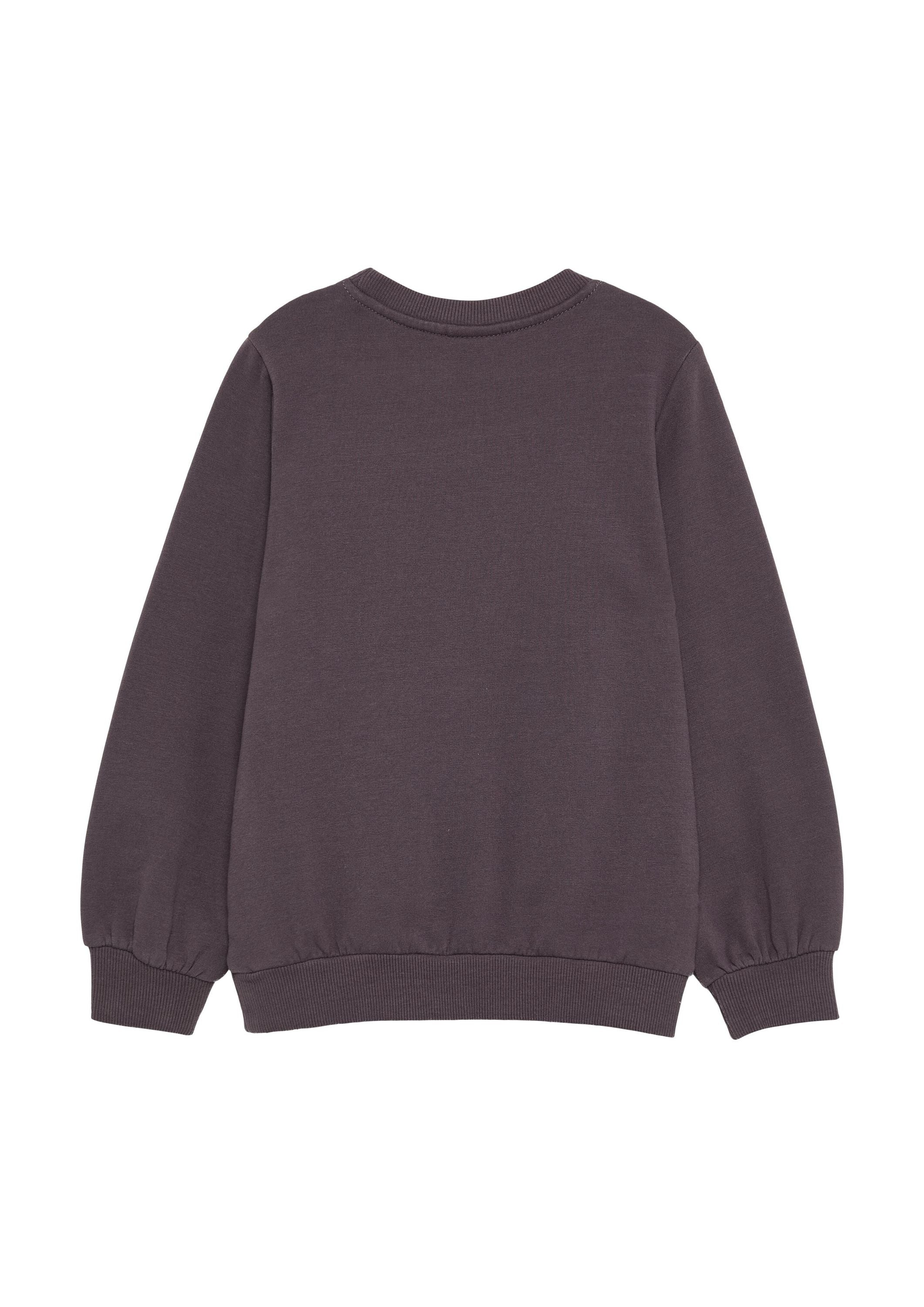 Sweatshirt mit Paillettendetail - 4892-LILAC/PINK - Violett