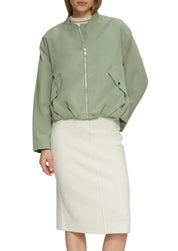 Blouson mit Stehkragen - 7369-GREEN - Grün