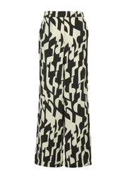 Freizeithose Loose Fit - 99A0-GREY/BLACK - Schwarz | Weiß