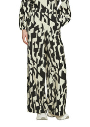 Freizeithose Loose Fit - 99A0-GREY/BLACK - Schwarz | Weiß