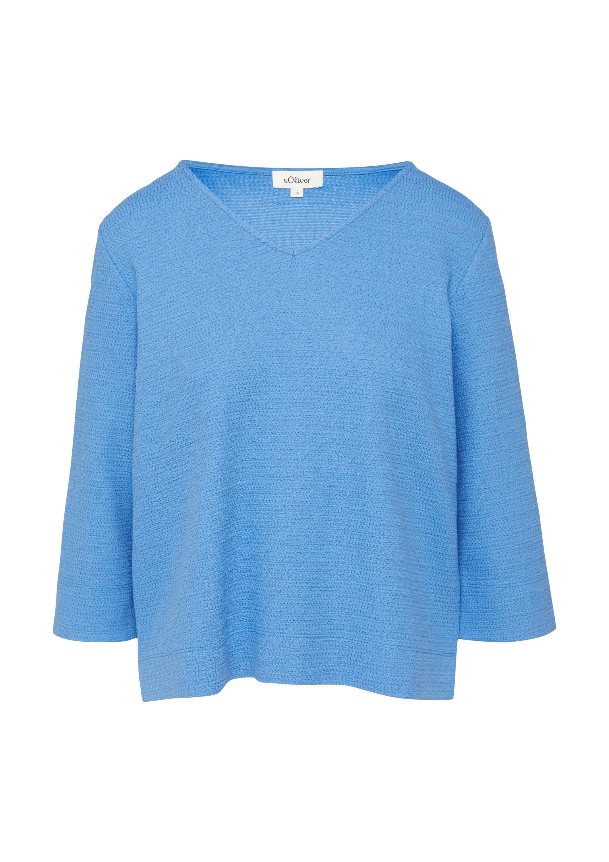 Sweatshirt aus Jersey - 5513-BLUE - Blau