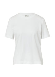 T-Shirt aus Baumwolle - 0100-WHITE - Weiß