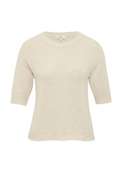 Strickpullover aus Baumwollmix - 81X1-BROWN - Beige