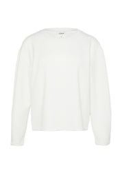 Sweatshirt aus Modalmix - 0210-WHITE - Weiß