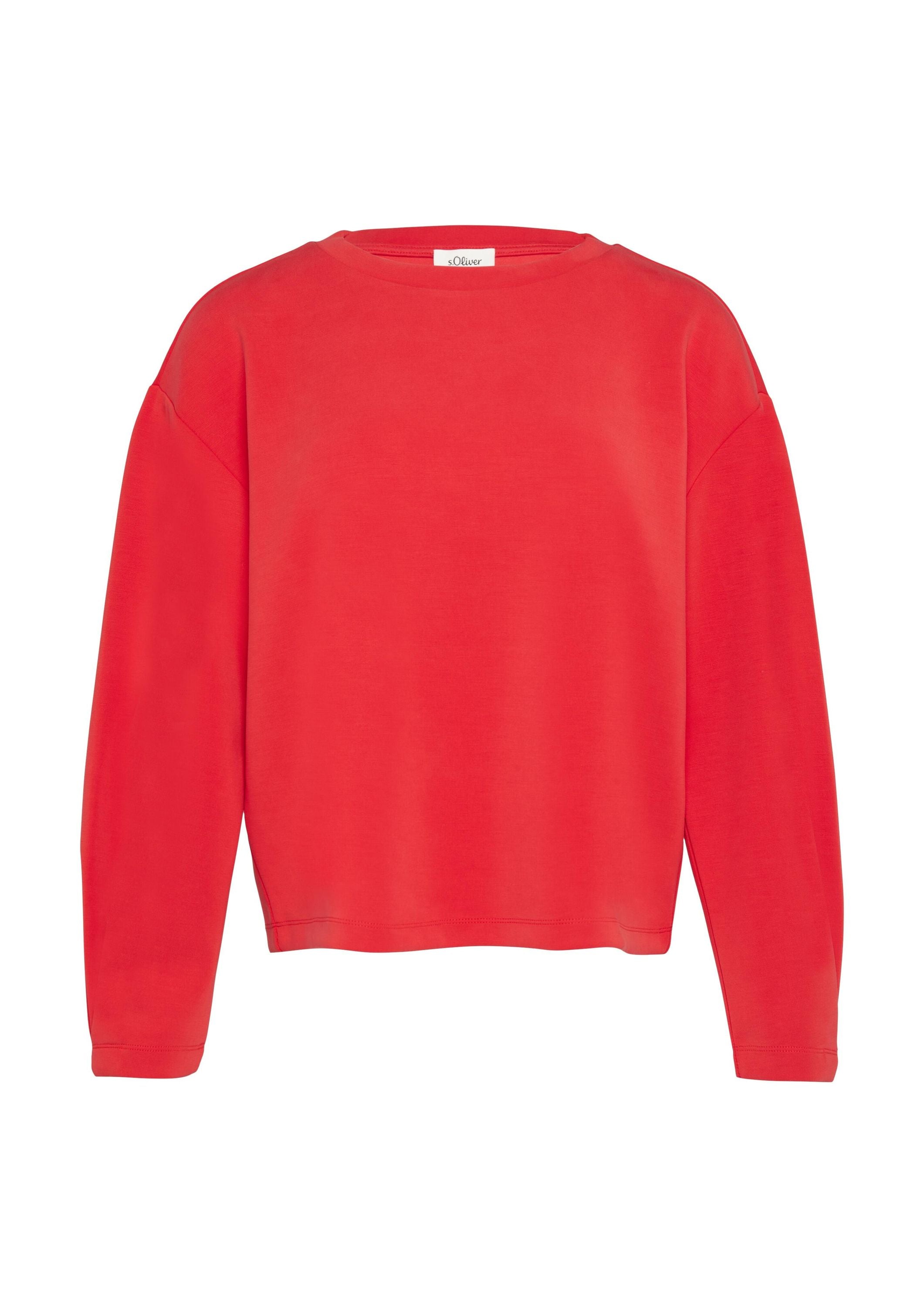 Sweatshirt aus Modalmix - 3090-RED - Rot